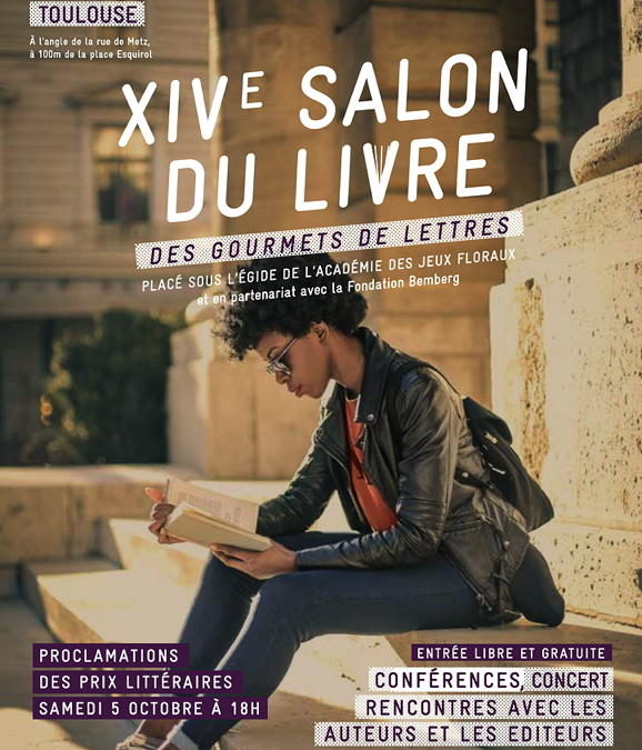 XIV ème salon du livre « Des gourmets des lettres » (Toulouse, 4/6 octobre 2019)