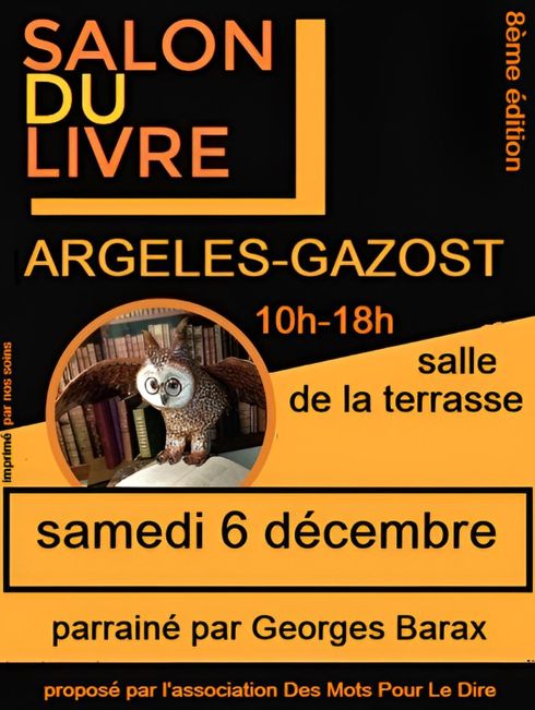 Salon du livre d’Argelès-Gazost, 6 décembre 2025